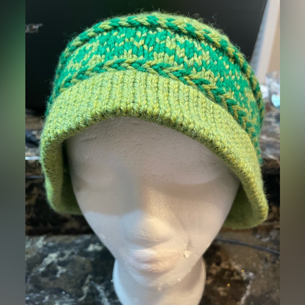 UNISEX Handcrafted knit bucket style stylish toque. Perfect for a guy or girl-